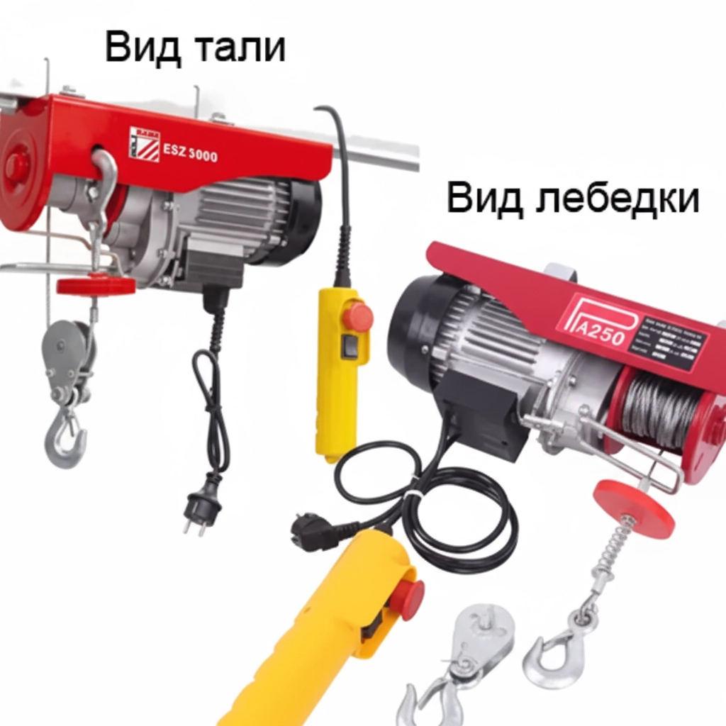 Электрическая таль РА 250/500 кг 12/6 м